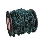 C9 Magnetic 250' Spool 6" Spacing Green Wire