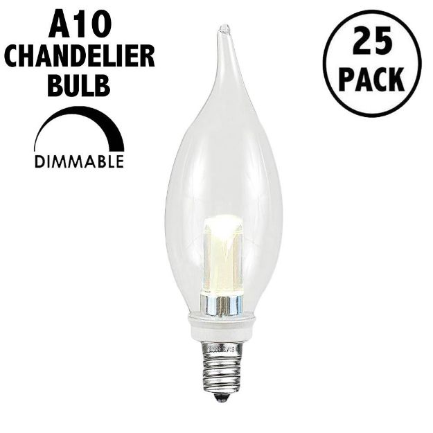 (25pk) CA10 LED Warm White Chandelier Light Bulb**ON SALE**
