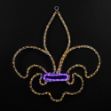 24" Fleur-De-Lis LED Mardi Gras Motif