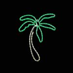 24" Palm Tree LED Rope Light Motif 