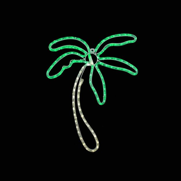 24" Palm Tree LED Rope Light Motif 