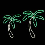 24" Palm Tree LED Rope Light Motif 