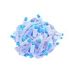 Commercial Grade Wide Angle 50 LED Blue 25' Long on White Wire