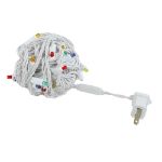 Commercial Grade Wide Angle 50 LED Multi 25' Long on White Wire