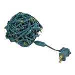 Commercial Grade Wide Angle 100 LED Multi 34' Long on Green Wire