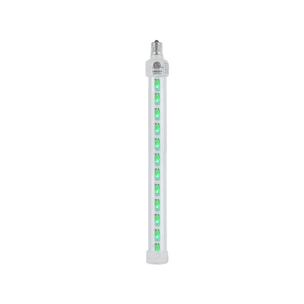 12" LED Cascading Meteor Starfall Tube Green Pack of 5
