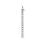 12" LED Cascading Meteor Starfall Tube Red Pack of 5