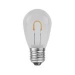 Warm White S14 U-Shaped LED Plastic Flex Filament Replacement Bulbs 25 Pack