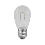 Pure White S14 U-Shaped LED Glass Flex Filament Replacement Bulbs 25 Pack