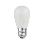 Frosted Warm White S14 LED Plastic Filament Medium Base e26 Bulbs  - 25pk