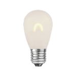 Frosted Warm White S14 U-Shaped LED Glass Flex Filament Replacement Bulbs 25 Pack