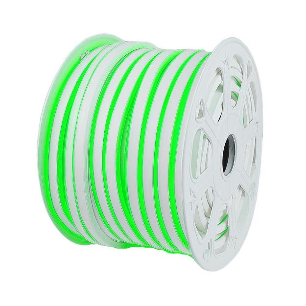 150 Ft Green LED Mini Neon Flex Rope Light Spool 120 Volt