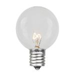 5 Pack Clear G50 7 Watt Replacement Bulbs