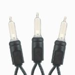 70 Light Traditional T5 Warm White LED Mini Lights Black Wire