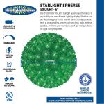 Clear 50 Light Mini Starlight Sphere 6"