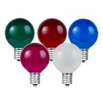 Assorted Satin G50 7 Watt Replacement Bulbs 25 Pack
