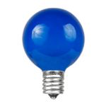 Blue Satin G50 7 Watt Replacement Bulbs 25 Pack Blue