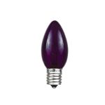 Purple Transparent C7 5 Watt Bulbs