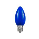 Blue Ceramic Opaque C7 5 Watt Replacement Bulbs 25 Pack