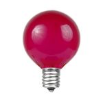Pink Satin G40 Globe Replacement Bulbs 25 Pack