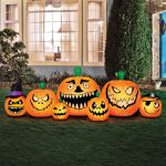 Occasions 8.5’ Inflatable Pumpkin Patch - Halloween Yard Decoration