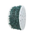 Novelty Lights C9 1000' Spool 6" Spacing 8 Amp Green Wire