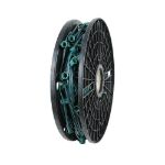 Novelty Lights C9 250' Spool 6" Spacing 8 Amp Green Wire