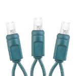 *NEW* TrueTwinkle LED Christmas Lights 50 LED Pure White 25' Long Green Wire
