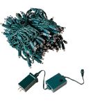 200 LED RGB Wide Angle Mini Light Set Green Wire w/Multi-Function Remote