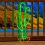 29" Cactus LED Rope Light Motif