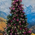 Pink 70 LED C6 Strawberry Mini Lights Commercial Grade on Green Wire