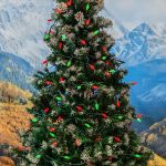 Red and Green 70 LED C6 Strawberry Mini Lights Commercial Grade Green Wire
