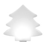 11 Inch Plastic LED Tree, RGBW, Rechargeable, Waterproof, Remote Controlled