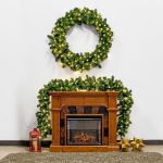 48" Lighted Colorado Pine Wreath