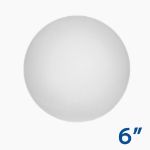 6 Inch Plastic LED Sphere, RGBW, Rechargeable, Waterproof, Remote Controlled