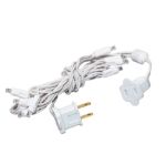 10 Light Warm White LED Mini Lights White Wire
