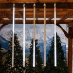 36" LED Cascading Meteor Starfall Tube Pure White Pack of 5