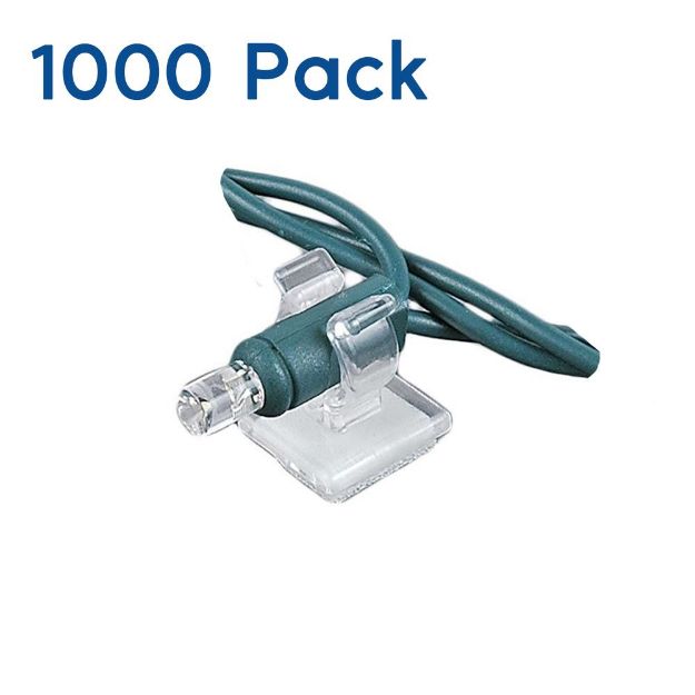 Adhesive Clip for Mini Lights 1000 Pack