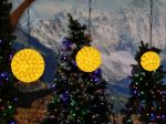 100 Yellow LED 7.5" Sphere