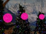 100 Pink LED 7.5" Sphere