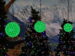 100 Green LED 7.5" Sphere