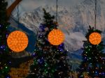 150 Orange LED 10" Sphere