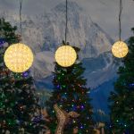 100 Warm White LED 7.5" Sphere 