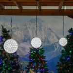 150 Twinkle LED 10" Sphere Pure White