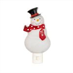 Christmas Night Light - Snowman - Swivel Plug w/LED Bulb