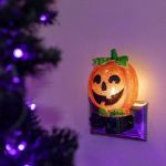 Halloween Night Light - Pumpkin - Swivel Plug w/LED Bulb