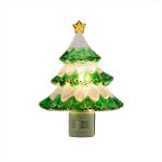 Christmas Night Light - Christmas Tree - Swivel Plug w/LED Bulb