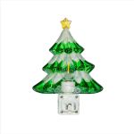 Christmas Night Light - Christmas Tree - Swivel Plug w/LED Bulb