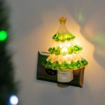 Christmas Night Light - Christmas Tree - Swivel Plug w/LED Bulb