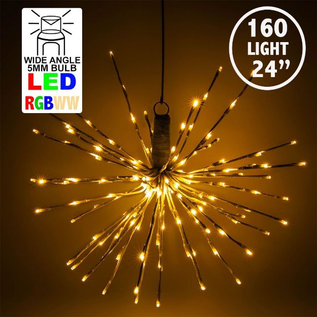 160 LED RGBWW Spritz Branch Light - 24"